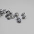Button - Silver ‘Spin Me Round’ – 15mm